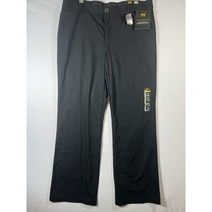 Lee Pants Womens 16  Black Regular Fit Trouser Mid Rise‎